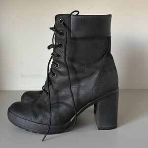 Timberland Camdale Women's Bootie Leather BLACK A1SEF Size 8